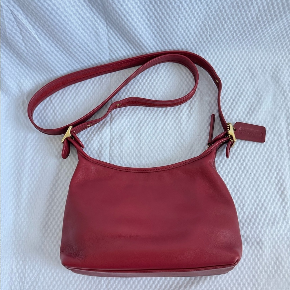 Coach Vintage Y2K Rare Legacy Small Pocket Hobo 9136 Leather Shoulder Bag - Picture 2 of 14
